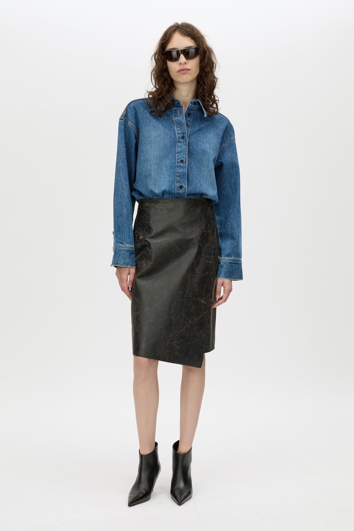 Dawn Leather Skirt