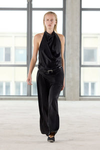 Runway view CAMILLA AND MARC Elowyn Pant in Black with a wide‑leg relaxed silhouette.