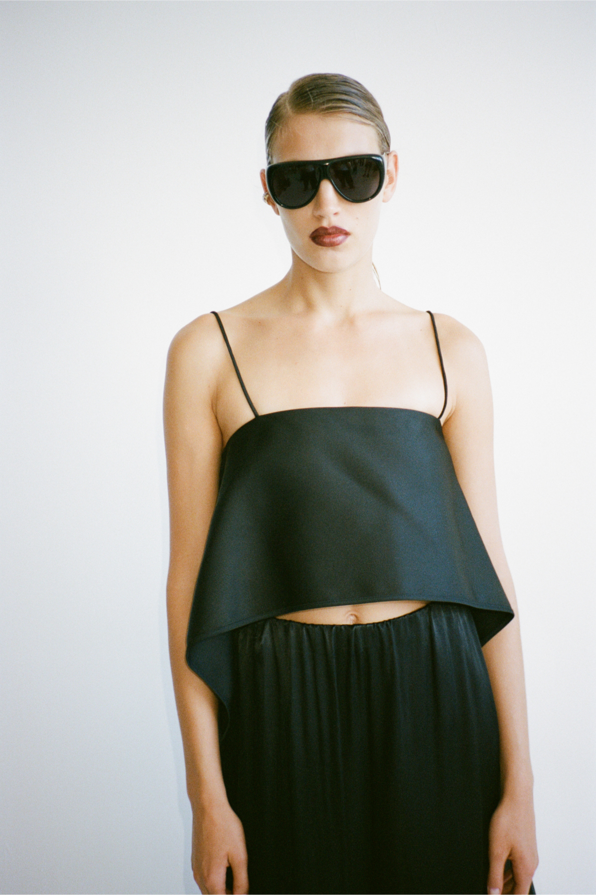 CAMILLA AND MARC PF26 Tamar satin Cami Black