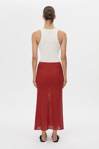 Viele Textured Bias Skirt
