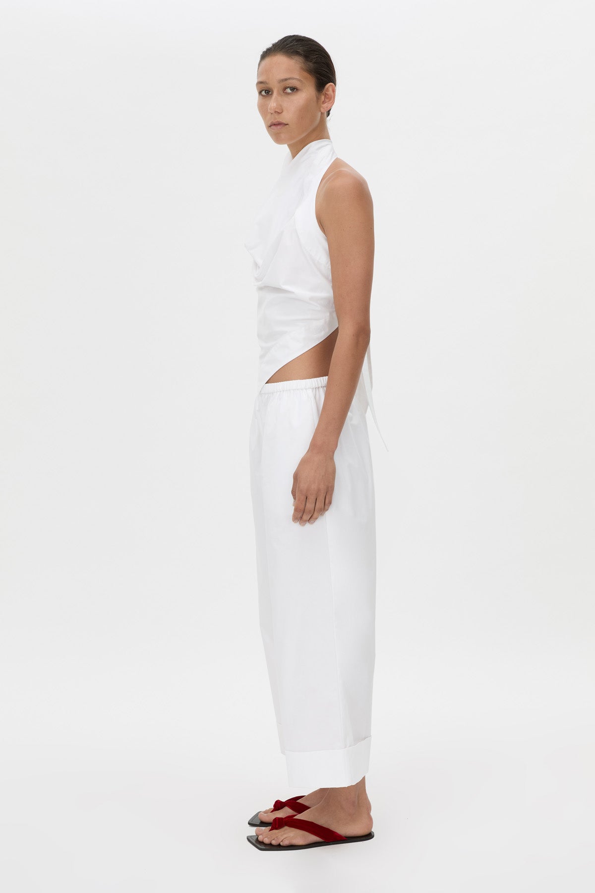 Onesto Cropped Wide Leg Pant