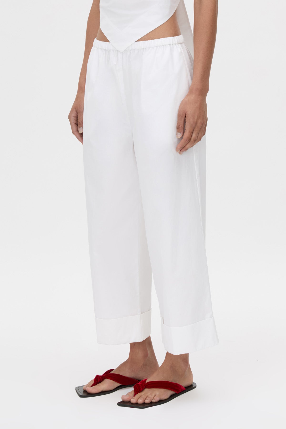 Onesto Cropped Wide Leg Pant