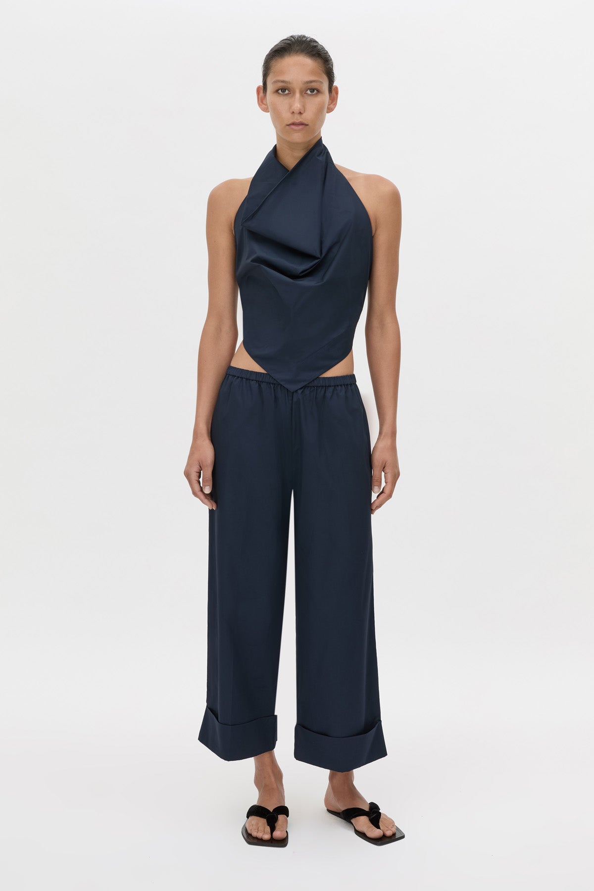 Onesto Cropped Wide Leg Pant