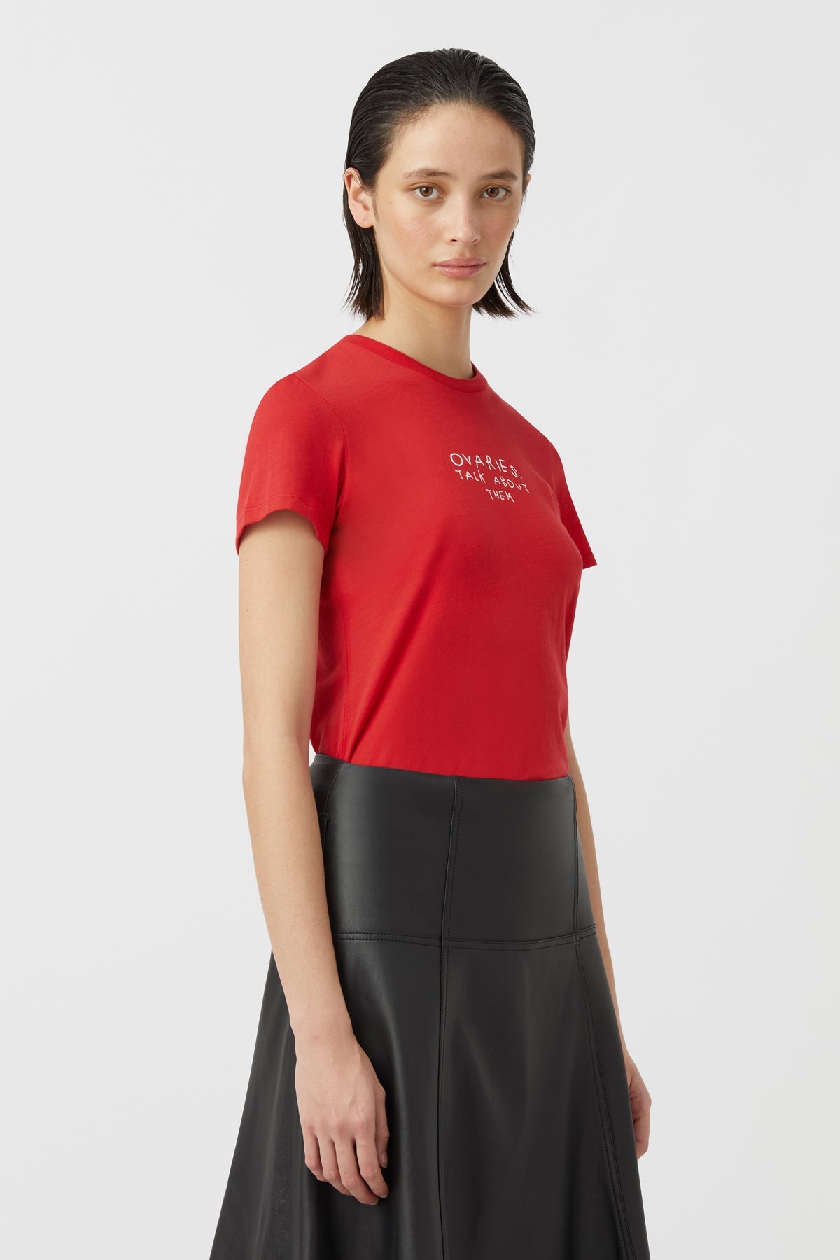 Ovarian Cancer Slim Tee