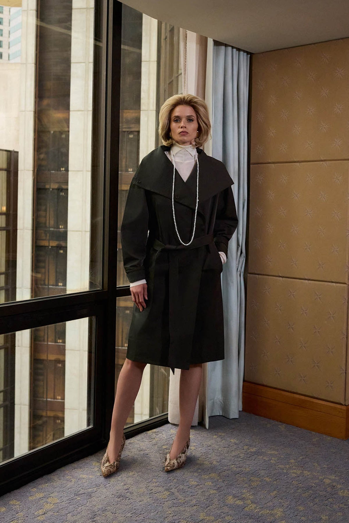 Gia Funnel Neck Coat