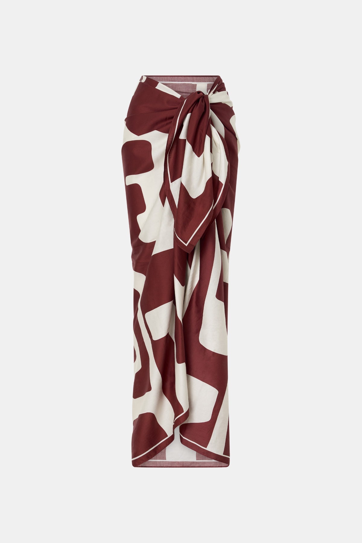 Ghost view CAMILLA AND MARC Alva Sarong in Alva Print in 100% organic cotton.