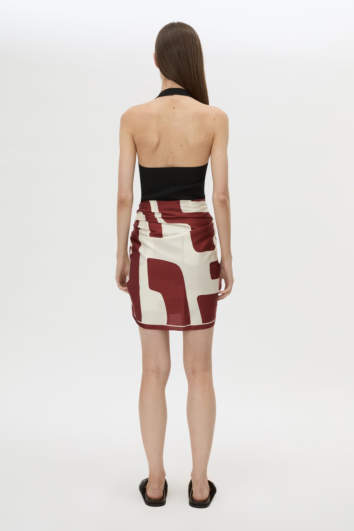 Back view CAMILLA AND MARC Alva Sarong in Alva Print in 100% organic cotton.