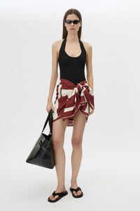 Front view CAMILLA AND MARC Alva Sarong in Alva Print in 100% organic cotton.