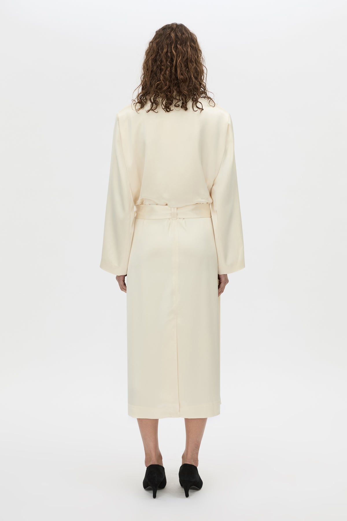 Arion Shawl Collar Dress