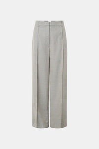Ghost view CAMILLA AND MARC Aspira Pant in Dusty Blue with a wide‑leg tailored silhouette.