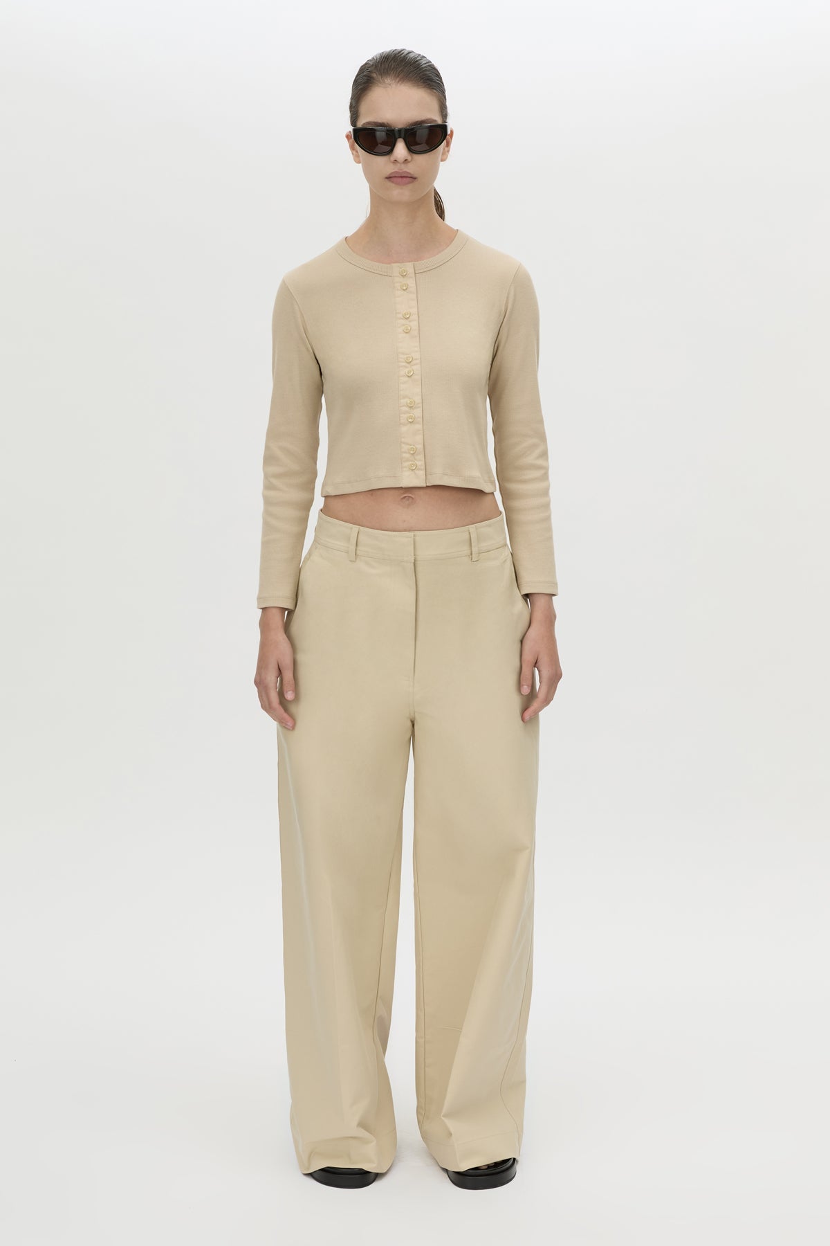 Aubrey Long Sleeve Rib Top