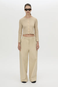 Aubrey Long Sleeve Rib Top