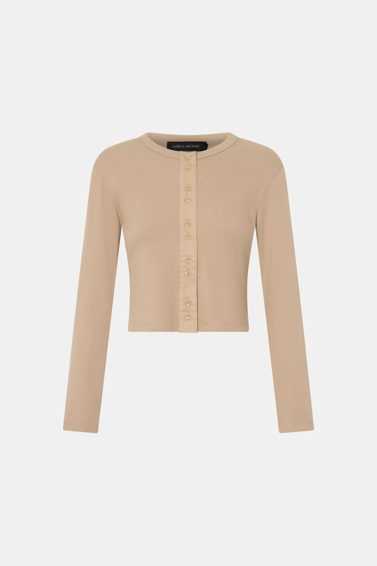 Aubrey Long Sleeve Rib Top