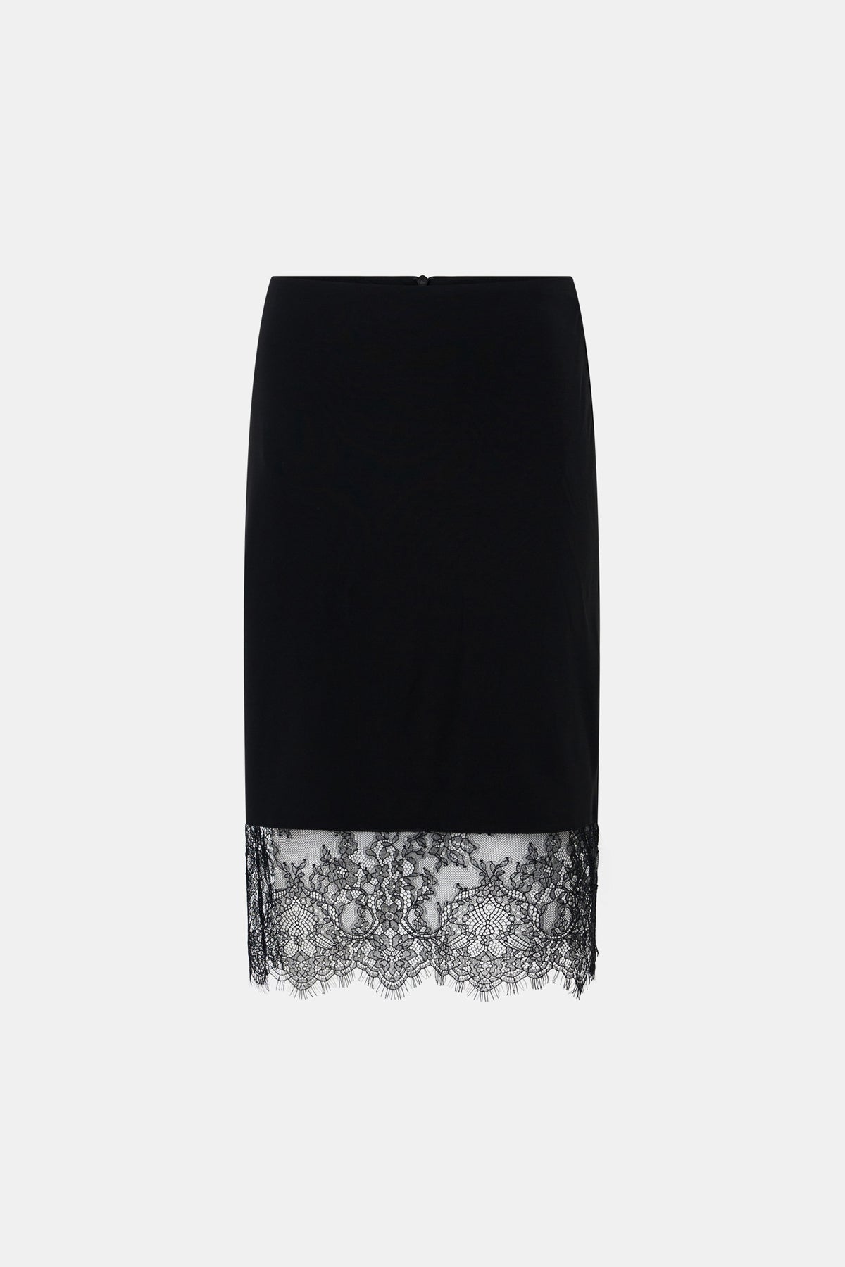 Cora Lace Trim Pencil Skirt