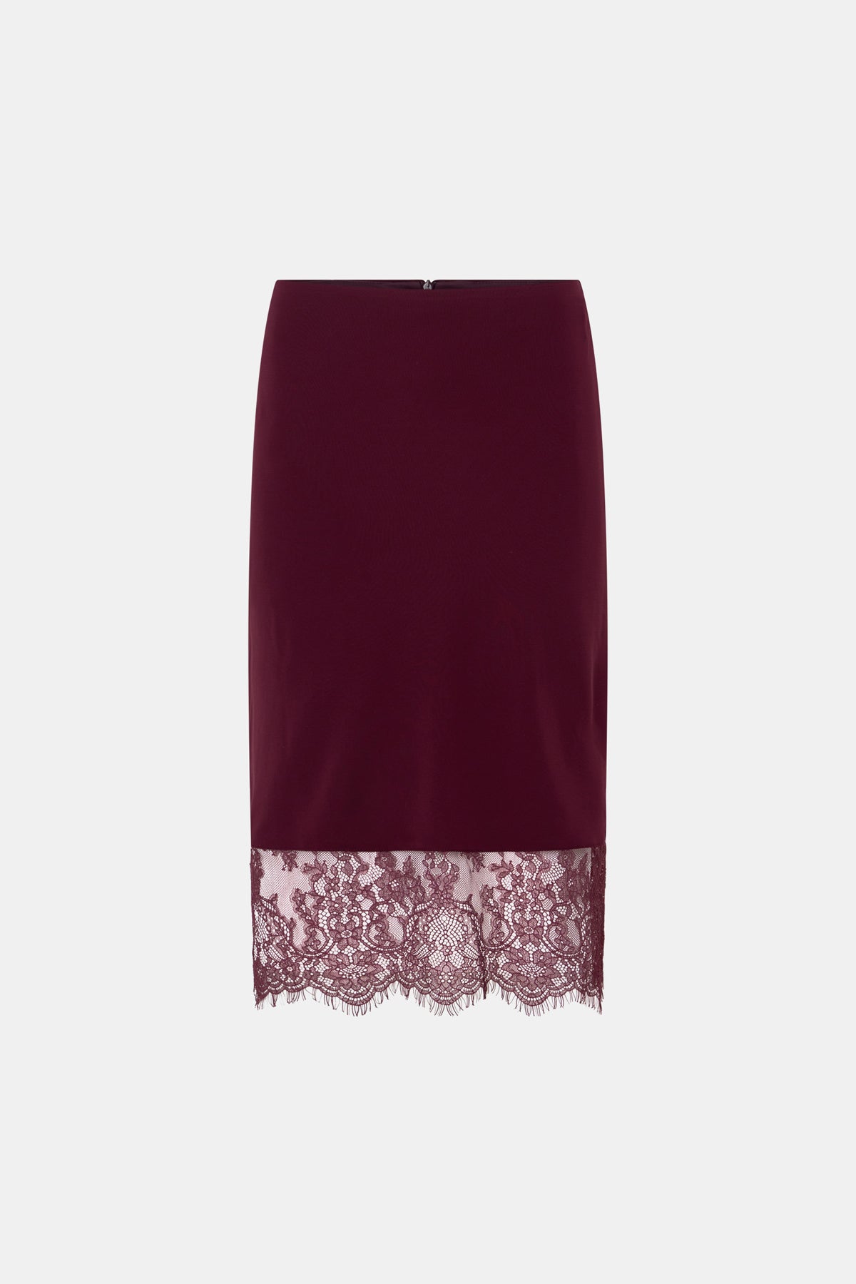 Cora Lace Trim Pencil Skirt