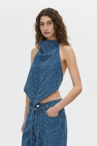 Eleni Denim Top