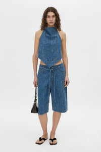 Eleni Denim Top