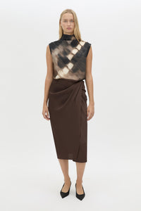 Elowyn Wrap Midi Skirt
