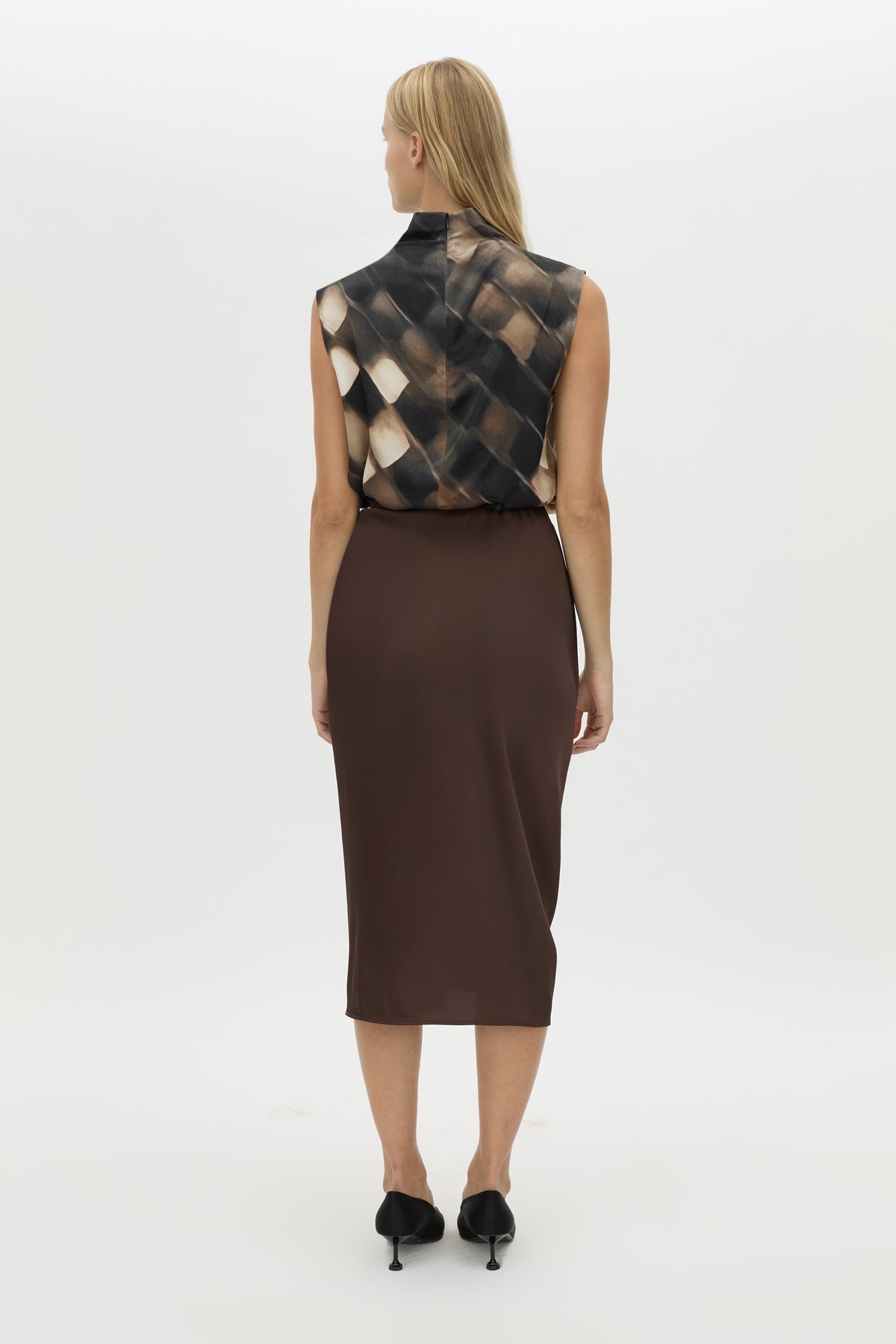 Elowyn Wrap Midi Skirt