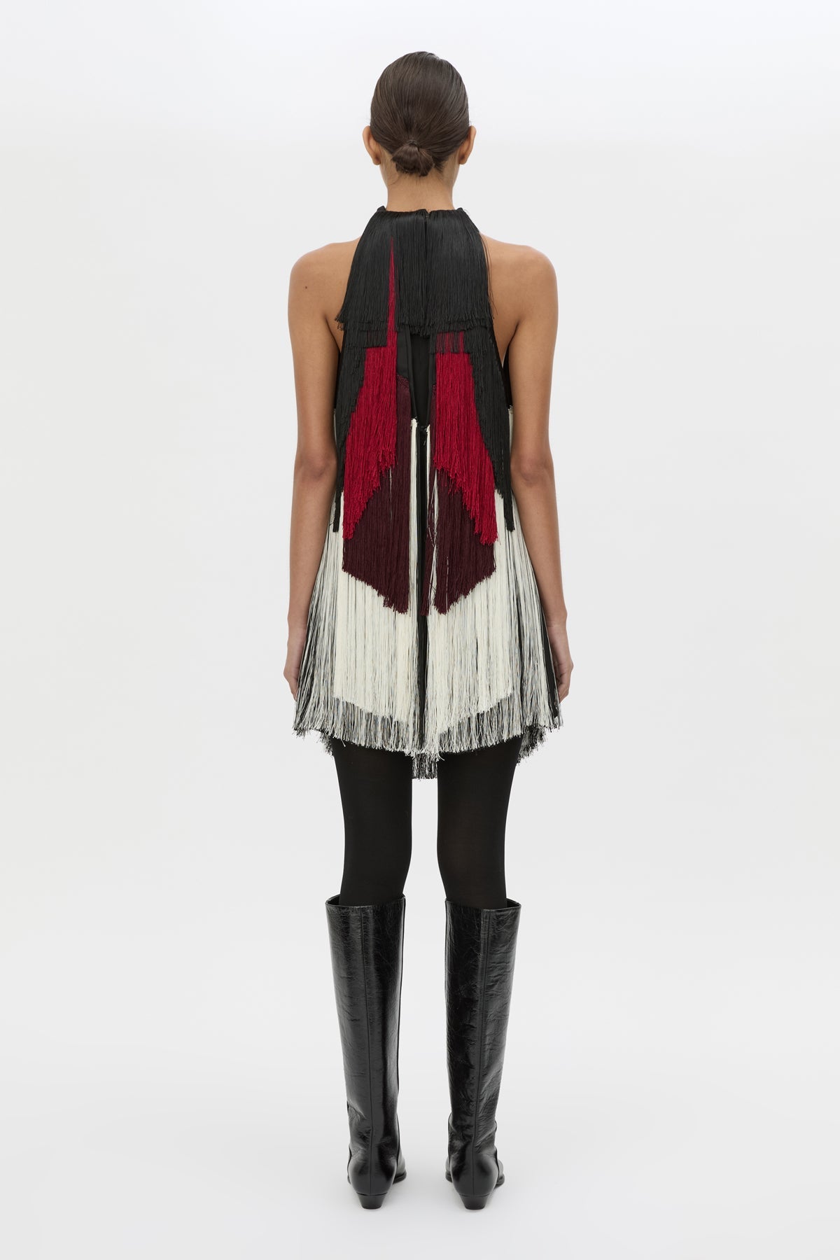 Evara Fringe Mini Dress