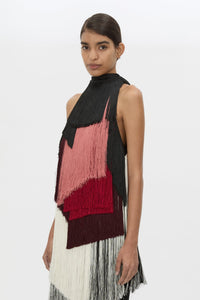 Evara Fringe Mini Dress