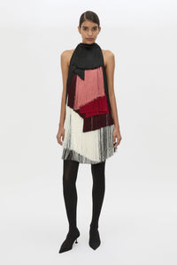 Evara Fringe Mini Dress