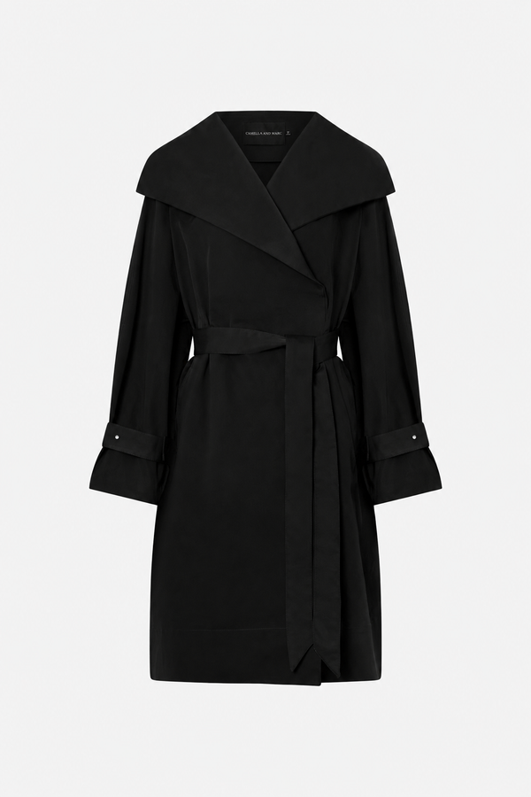 Gia Funnel Neck Coat