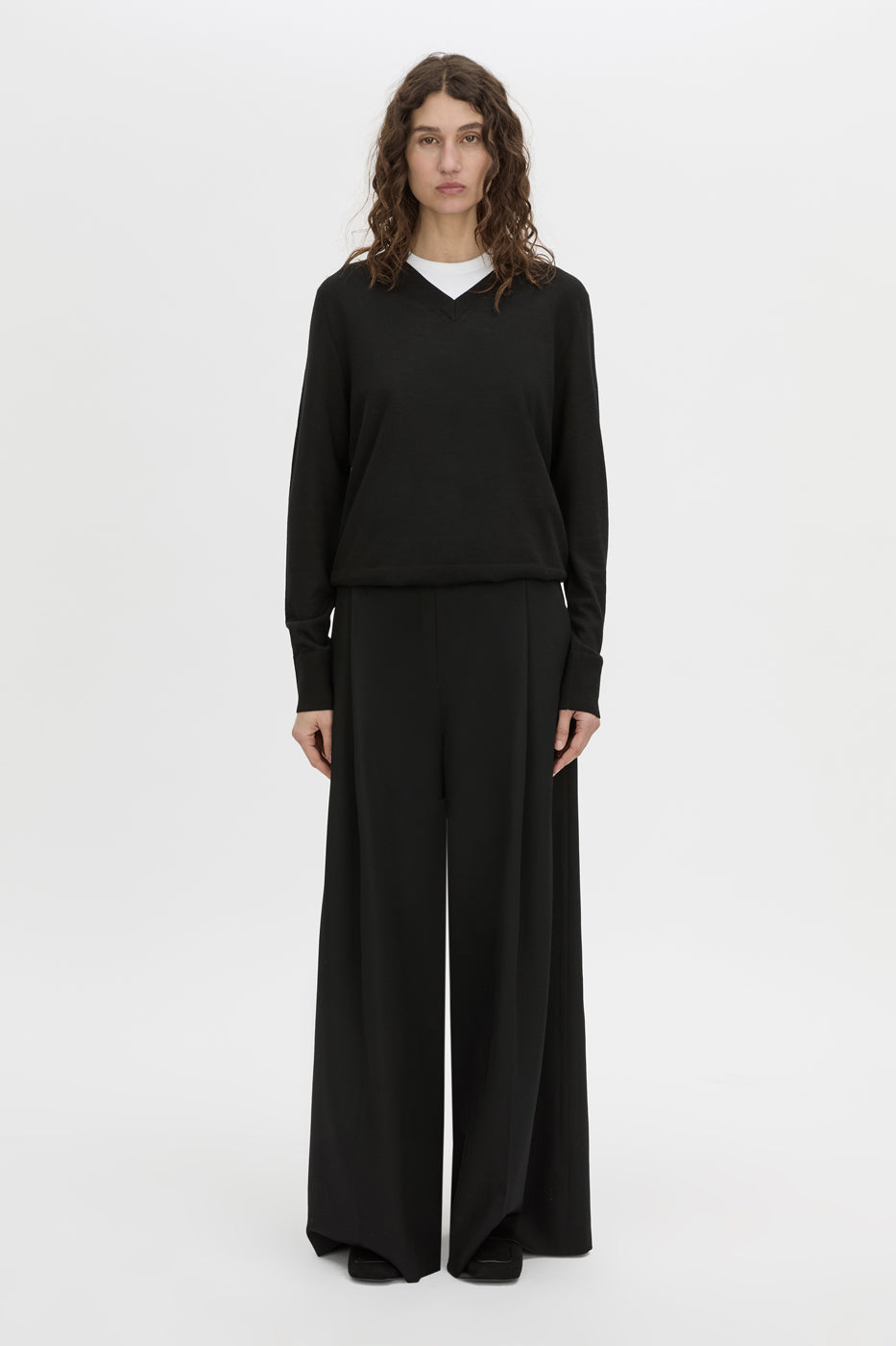 Leona Knit V Neck Sweater