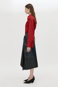 Lido Leather Skirt