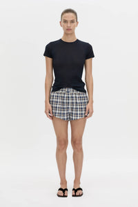 Lucente Check Micro Short