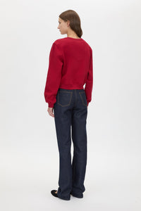 Maren Crop Emb Tracksuit Top