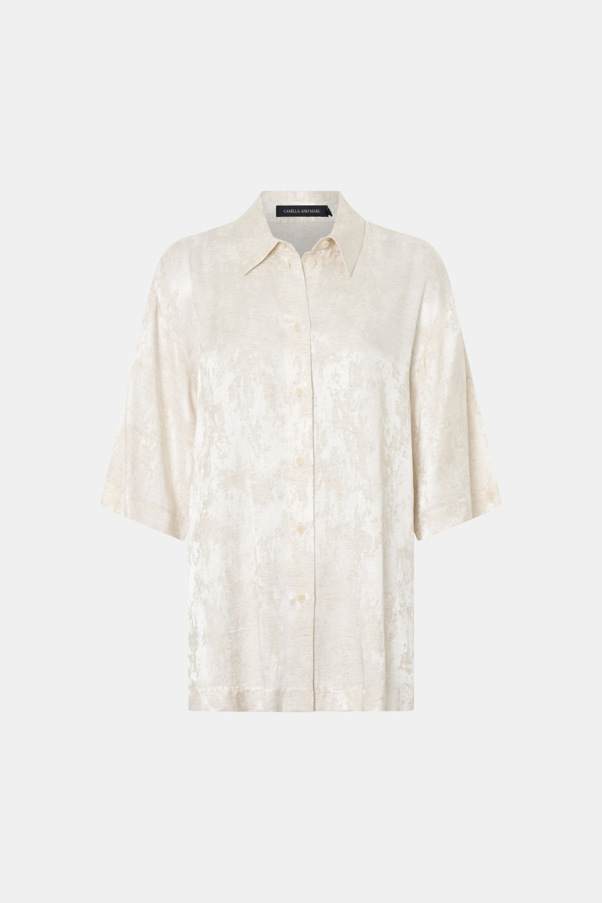Naidee Satin Short Slv Shirt