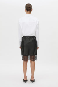Nes Leather Skirt