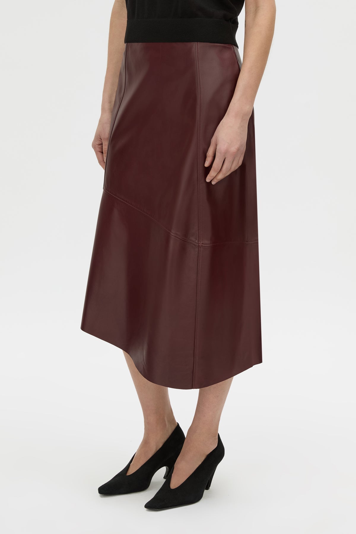 Orrin Leather Skirt