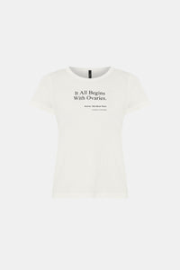 It All Begins With Ovaries Kids Tee