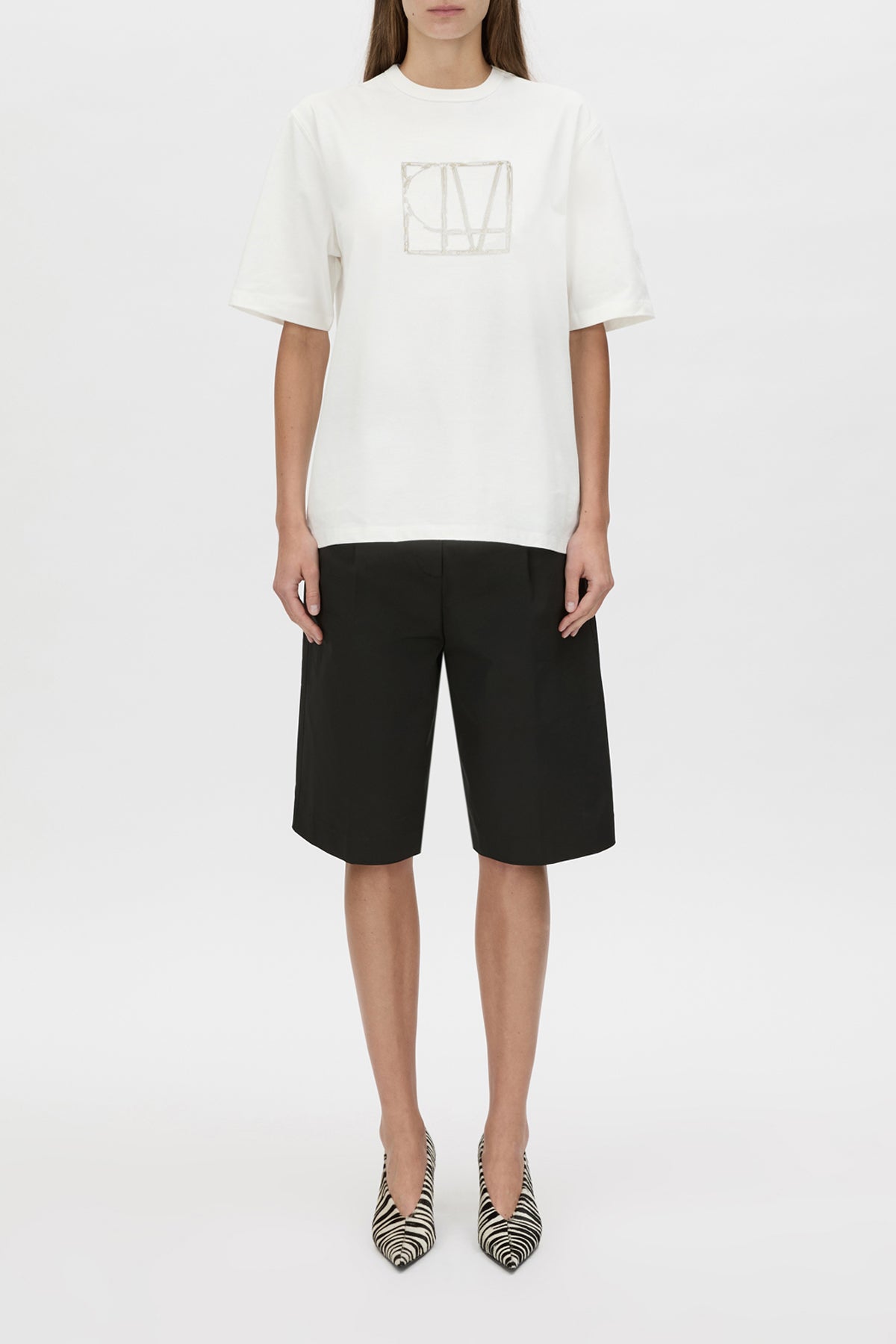 Patina Front Monogram Tee