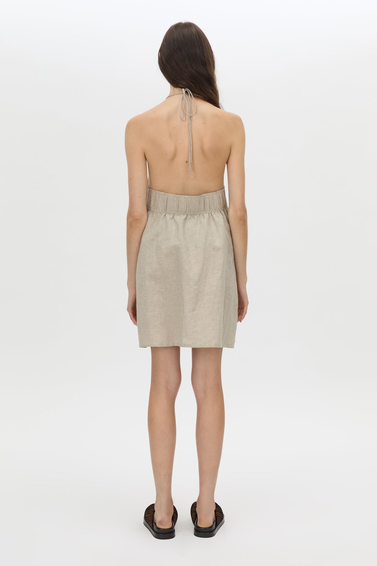 Phostre Halter Mini Dress