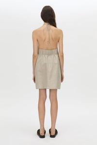 Phostre Halter Mini Dress