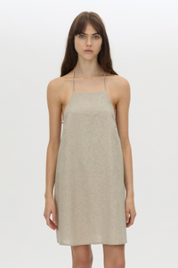 Phostre Halter Mini Dress