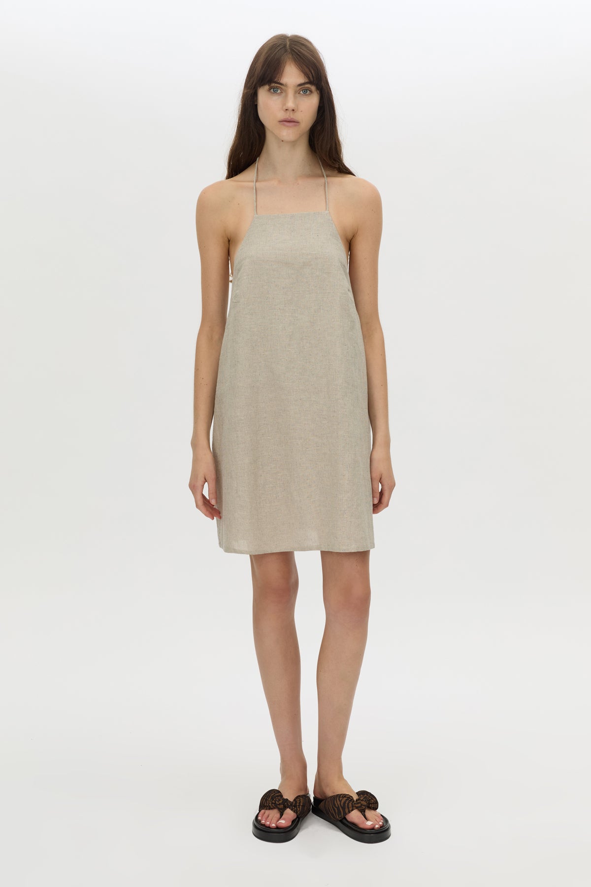 Phostre Halter Mini Dress