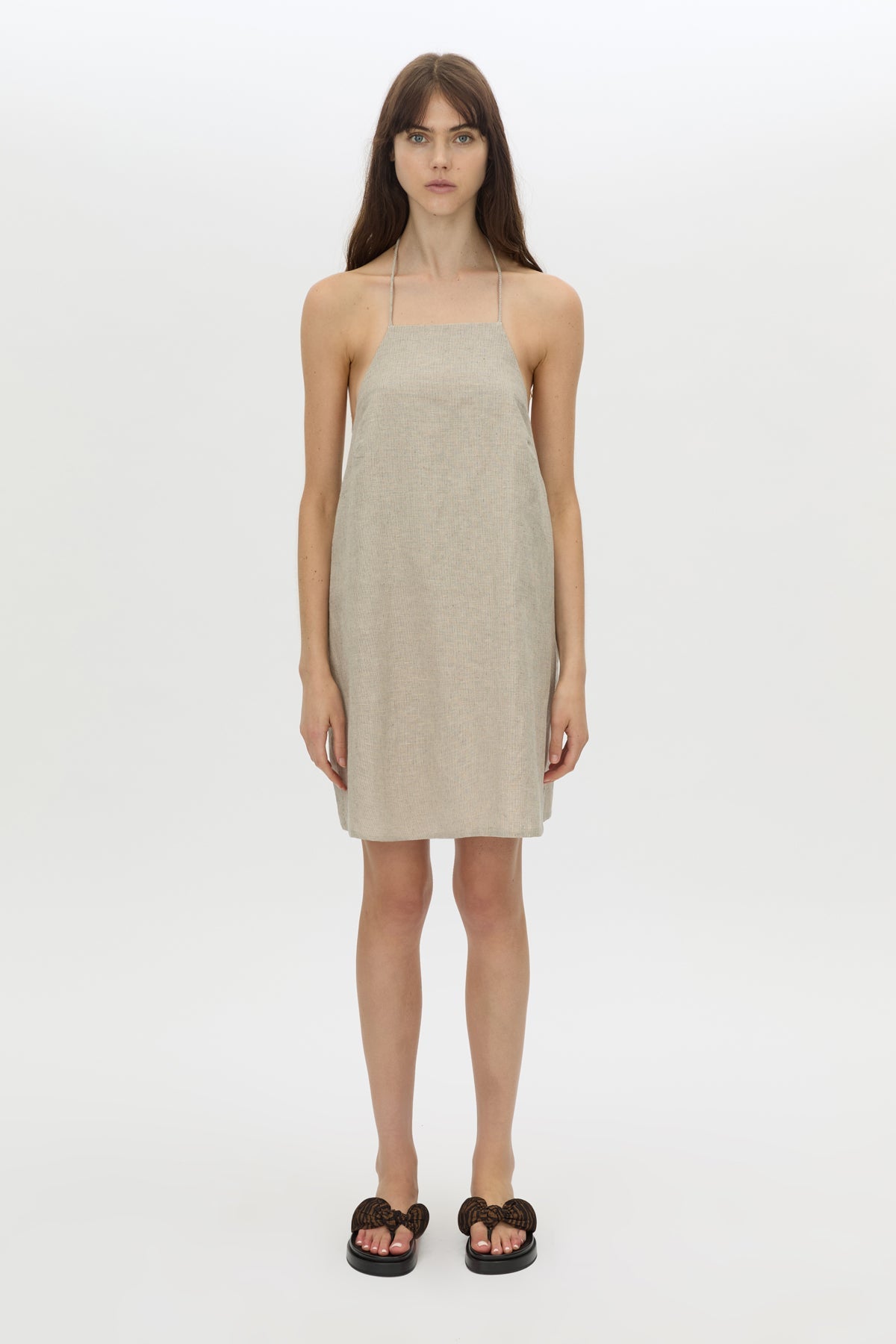 Phostre Halter Mini Dress