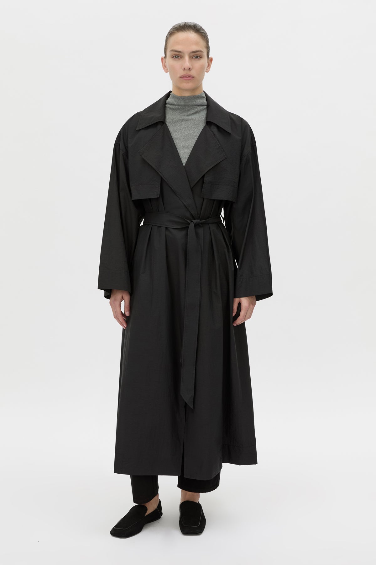 Rhia Sheer Full Length Trench