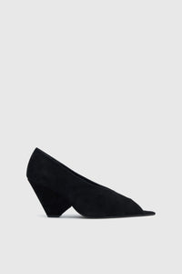 Rhys Suede Peep Toe Pump