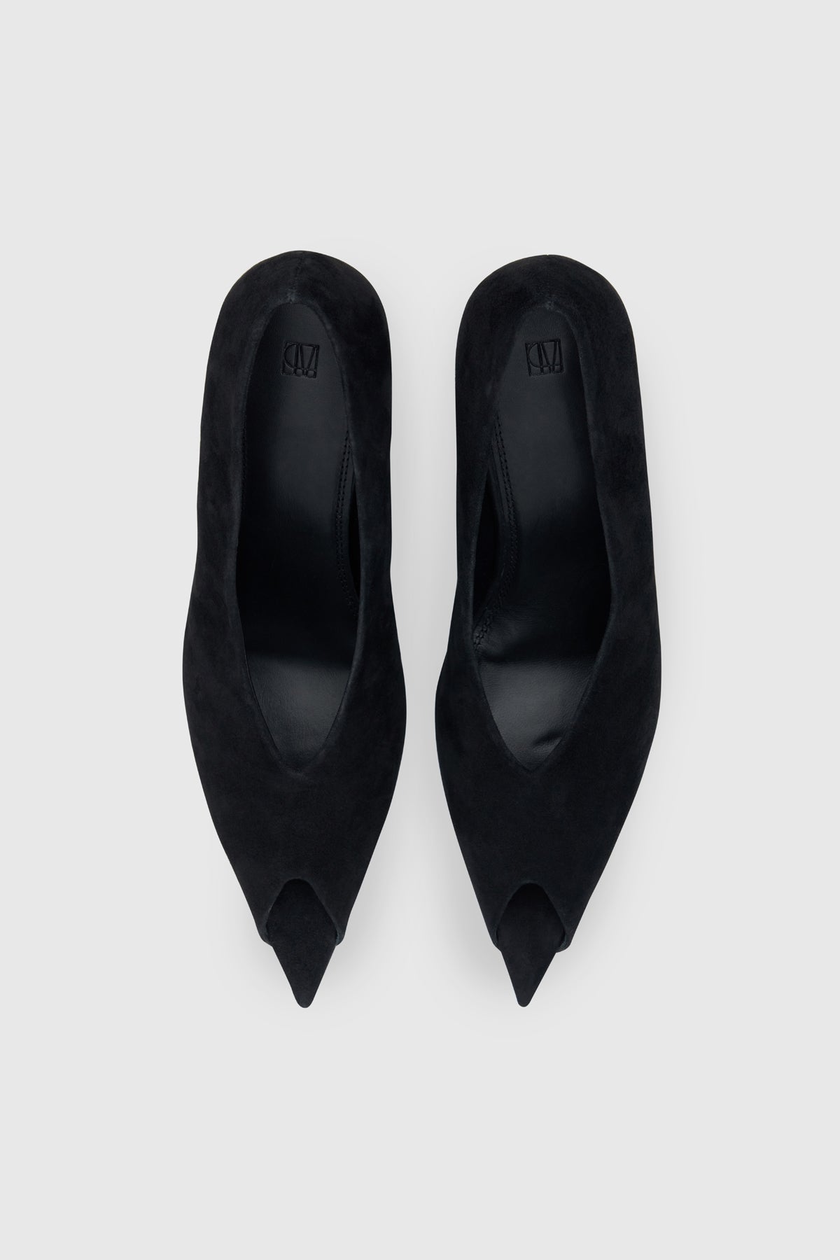 Rhys Suede Peep Toe Pump