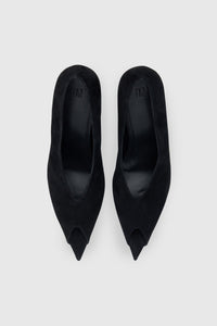 Rhys Suede Peep Toe Pump