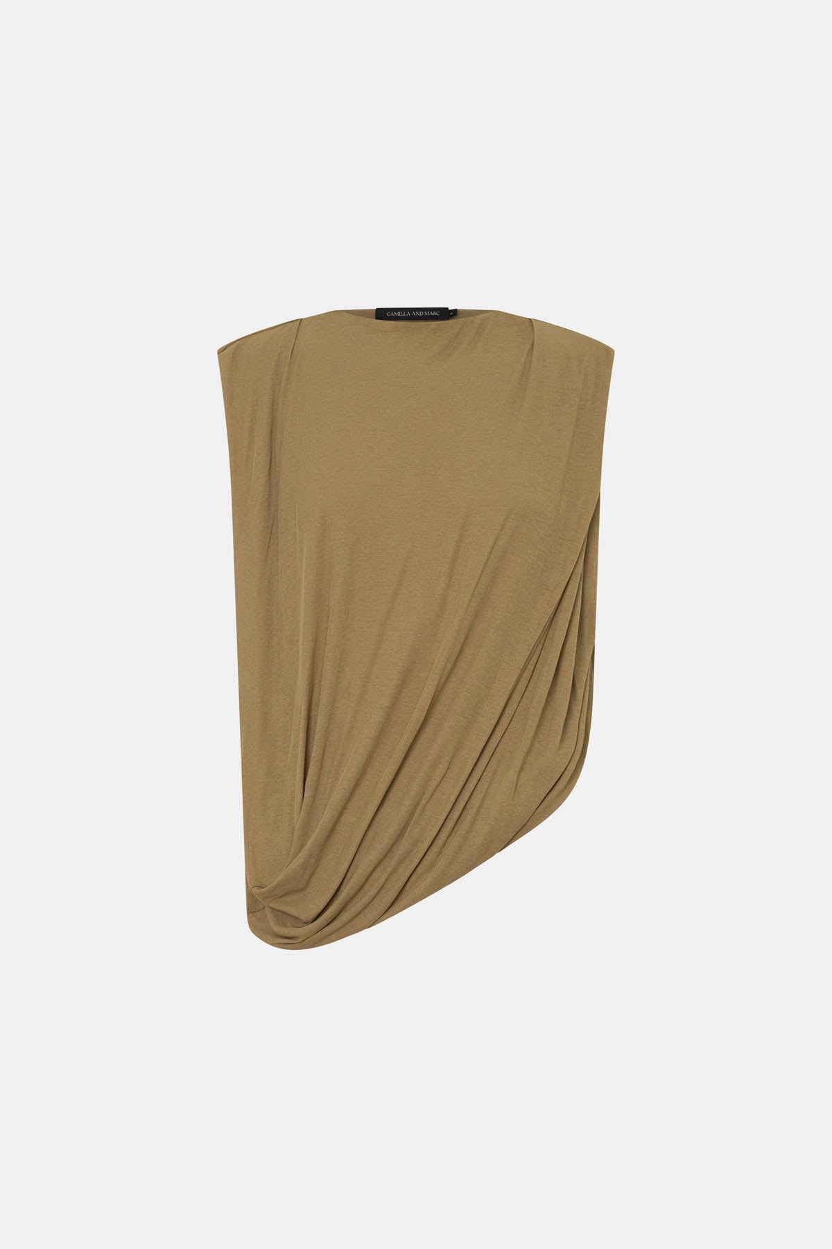 Siona Sleeveless Drape Top