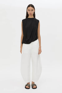 Siona Sleeveless Drape Top