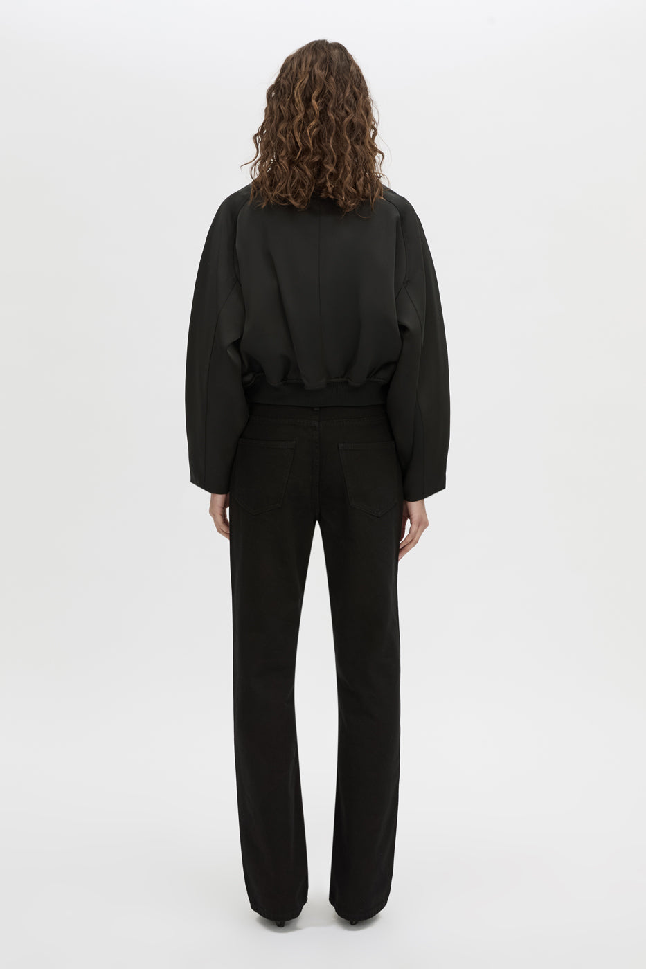 Tamar Satin Bomber Jacket