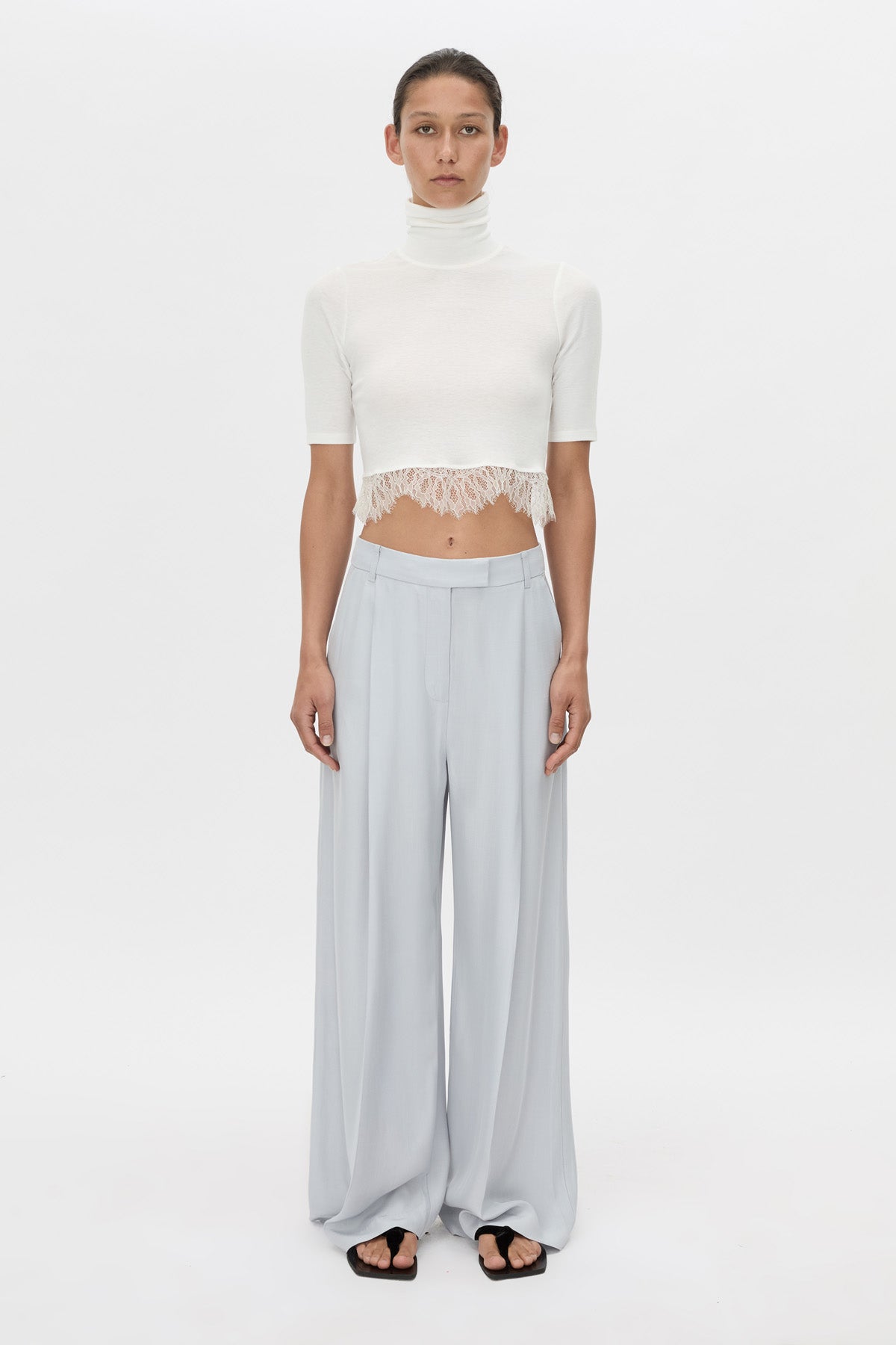 Valentin Lace Trim Tee
