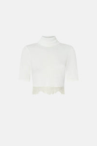 Valentin Lace Trim Tee
